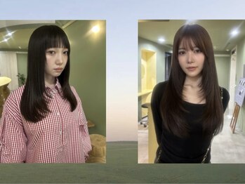 ウタの写真/髪質改善カラーで叶える艶ミディアム・ロング｜顔周りレイヤーで動きと小顔見えを演出[レイヤーカット]