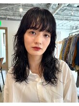 セーヌプラス(CEINE+)&nbsp;ミディアムレイヤーレイヤーボブダークアッシュブラウン二子玉川