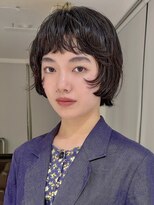 ビファインクーアヴェダ(Be fine coo AVEDA)&nbsp;レイヤーボブ　ゆるめニュアンスパーマ/
