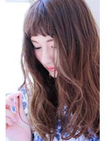 イロドリ ヘアーデザイン(IRODORI hair design)&nbsp;IRODORI　重めバンク×ハイライトカラー　［西尾一寛］