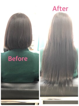 マーメイドヘアー(mermaid hair) 胸下ロング太め50本☆