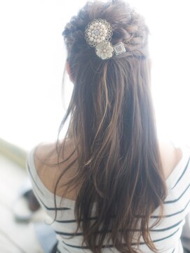 美容室チック 大島店(chic) 編み込みハーフアップ【大島】