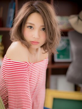 カバーヘア ブリス 大宮西口(COVER HAIR bliss) ■bliss大宮15-4★■前下がりワンレン大人ボブで健康的な色香!