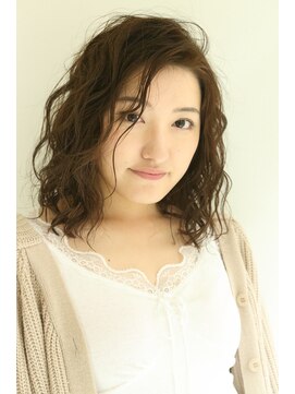 ヘアアンドメイク 心座(hair&make) ナチュラルツヤウェーブ