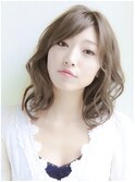 30代 40代 50代に大人気☆デジタルパーマゆるふわくびれセミディ