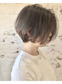 ダブルカラーで柔らかショートボブ☆