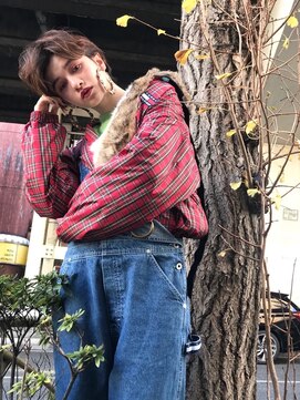 エムスラッシュ たまプラーザ(M.SLASH) くせ毛風/ハイライト/クール/マッシュショート/たまプラーザz1