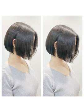 ロンド ルージュ 銀座店(Lond rouge) 前下がりボブ　大人美人ボブ