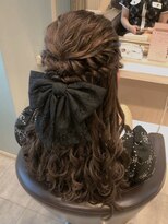 ヘアセットアリエス(aries)&nbsp;ハーフアップ