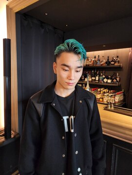 ブロック ジャポン(bloc japon) ブルーオールバックショート