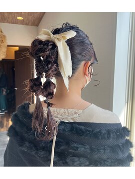 ミルヘアデザイン(mil hair design) ツインアレンジ