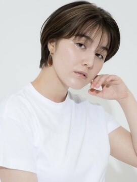 デイジー インデックスヘア 大島店(DAISY index hair) 大人かわいいハンサムショートマッシュ似合わせカット前髪パーマ