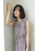 髪質改善まるみボブ