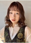 フェイスレイヤーミディパーマ