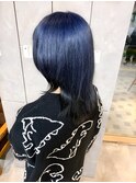 アンブレラカラー×ネイビーブルー