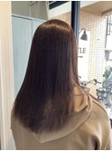 縮毛矯正クオライン+シェルパトリートメント+カット