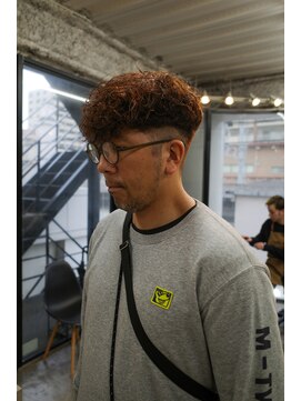 スレイ 西宮(SLAY) 波巻きハイライトアップバングツーブロックマッシュ