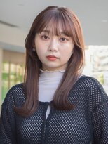 ガーデンヨコハマエスト(GARDEN YOKOHAMA est)&nbsp;ミディアム　ロング　くびれ　フルバング　オリーブベージュ