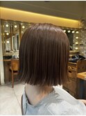 切りっぱなしボブ