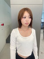 ローレンアオ(LOREN AO)&nbsp;【LOREN AO】ミルクティーベージュ/ぷつっとボブ/ぷつっとカット