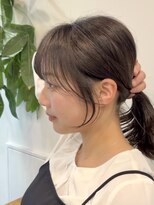 ビューエヒメ(VIEW EHIME)&nbsp;顔まわり/レイヤーカット/韓国/ロングヘア/ベージュ