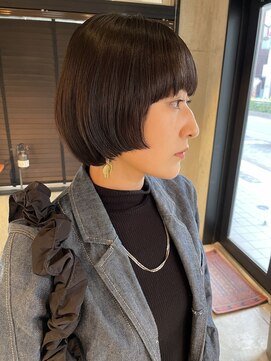 メゾンアミリ(Maison AmiLi) デザインカラー/オリーブベージュ/ウエットヘア【千葉／パーマ】