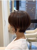大人可愛いショートボブ