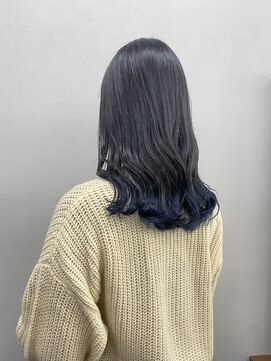 コード 四条河原町駅店(CHORD) 裾カラー/ブルーカラー/ブルーブラック/京都河原町三条