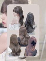 エヌアイ オモテサンドウ(ni omotesando)&nbsp;☆オージュアカラーでつくる透明感カラー お顔周りカット☆