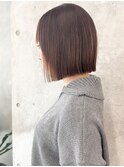 切りっぱなしボブ