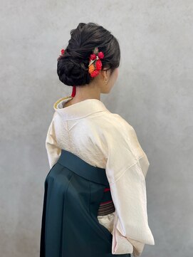 トレノ(Treno.) 卒業式ヘアセット ボリュームシニヨン