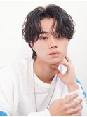 韓国メンズヘア/カルマパーマ/ニュアンスパーマ*渋谷/MEN'S/眉毛