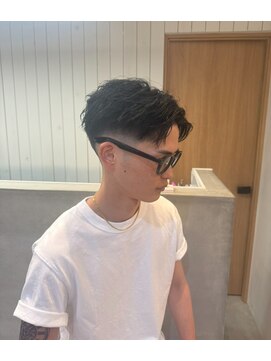 メンズバイココテラス 豊中(men's by cocoterace) アップバング/メンズパーマ/メンズカット/フェード
