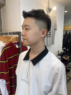 グッドプレイスアンドシング(Good Place&thing) メンズカットフェードスキンフェードジェットモヒカン