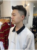 メンズカットフェードスキンフェードジェットモヒカン