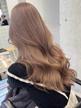 サンクマーケット 渋谷(cinq MARKET) 渋谷ミルクティーベージュハイトーンカラーヘーゼルベージュ30代