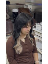 スワン サッポロ(SWAN sapporo)&nbsp;本当にエクステ？インナーカラー