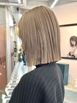 ノード(NODE)&nbsp;栄垢抜けミルクティー外ハネボブヘア