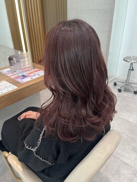 ケンジ 湘南台(KENJE) ブリーチなしピンクカラー