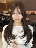 髪質改善カラー×艶髪ワンカール×韓国レイヤー