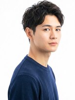 ラベストクズハ(LOVEST KUZUHA)&nbsp;フェード/七三アップバング/爽やか/ビジネス/メンズショート