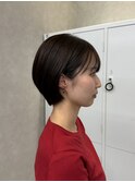 大人20代30代40代ショートヘアレイヤーマッショート白髪ぼかし