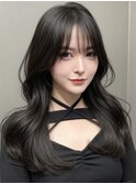 韓国風レイヤーカット/ロングヘア
