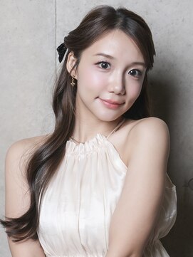 イリ 大阪(ili) レイヤーカット/ブリーチなし/ピンクベージュ/髪質改善