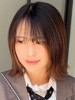 アウラ(AURA)&nbsp;レイヤーボブ/おしゃれ女子ウルフヘア／顔周りレイヤー