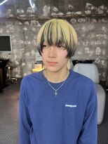 ステップボーンカットオオサカ(STEP BONE CUT OSAKA Via TICK-TOCK)&nbsp;デザインブリーチ/根元伸びてもオシャレ！！/大阪梅田