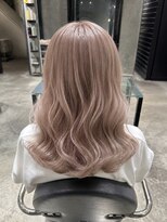 エノア 青山(ENORE)&nbsp;ホワイトミルクティーグレージュ ケアブリーチ透明感カラー