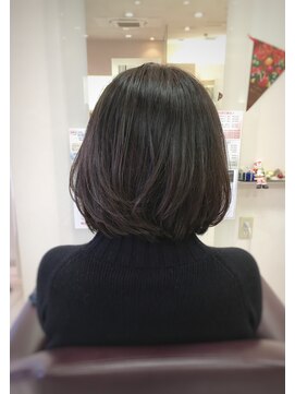クール ヘアー ギャラリー 神明町店(COOL Hair gallery) 大人前下がりボブ