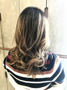 ハニー(HONEY by Chord) デザインカラー♪ハイライトグラデーション