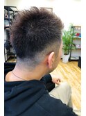 2ミリからのグラデーションモヒカンスタイル!